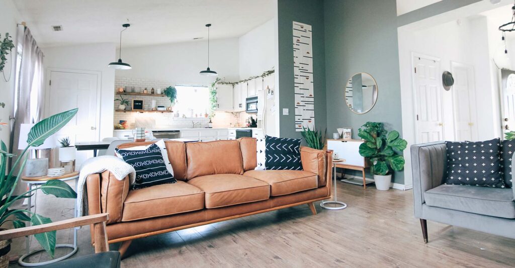 a well decorated home