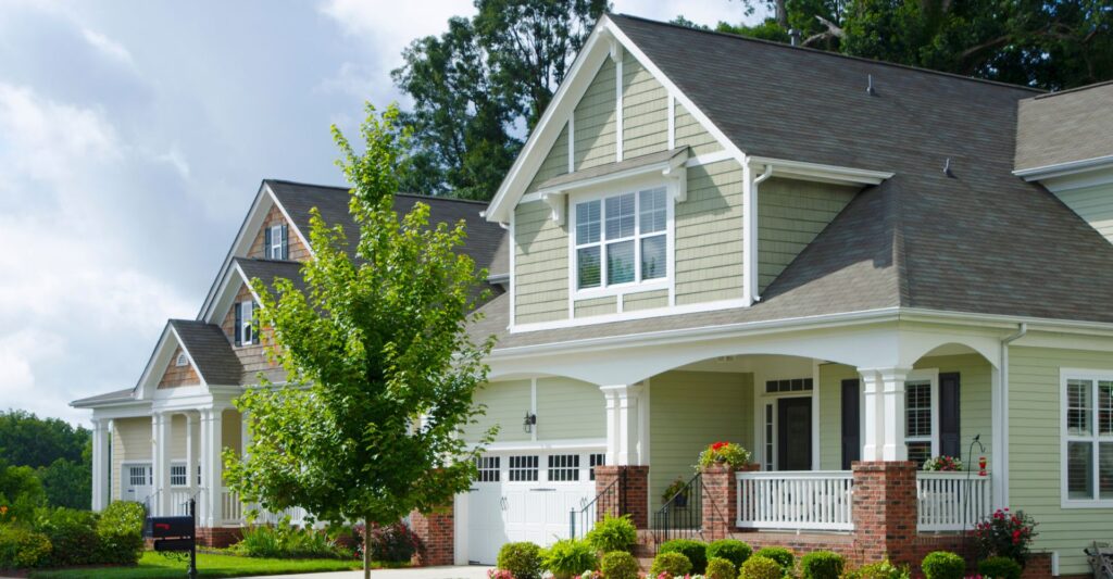 A house in a nice neighborhood