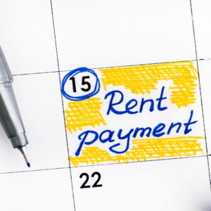 rent payment date on calendar