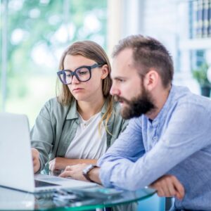couple confused on computer