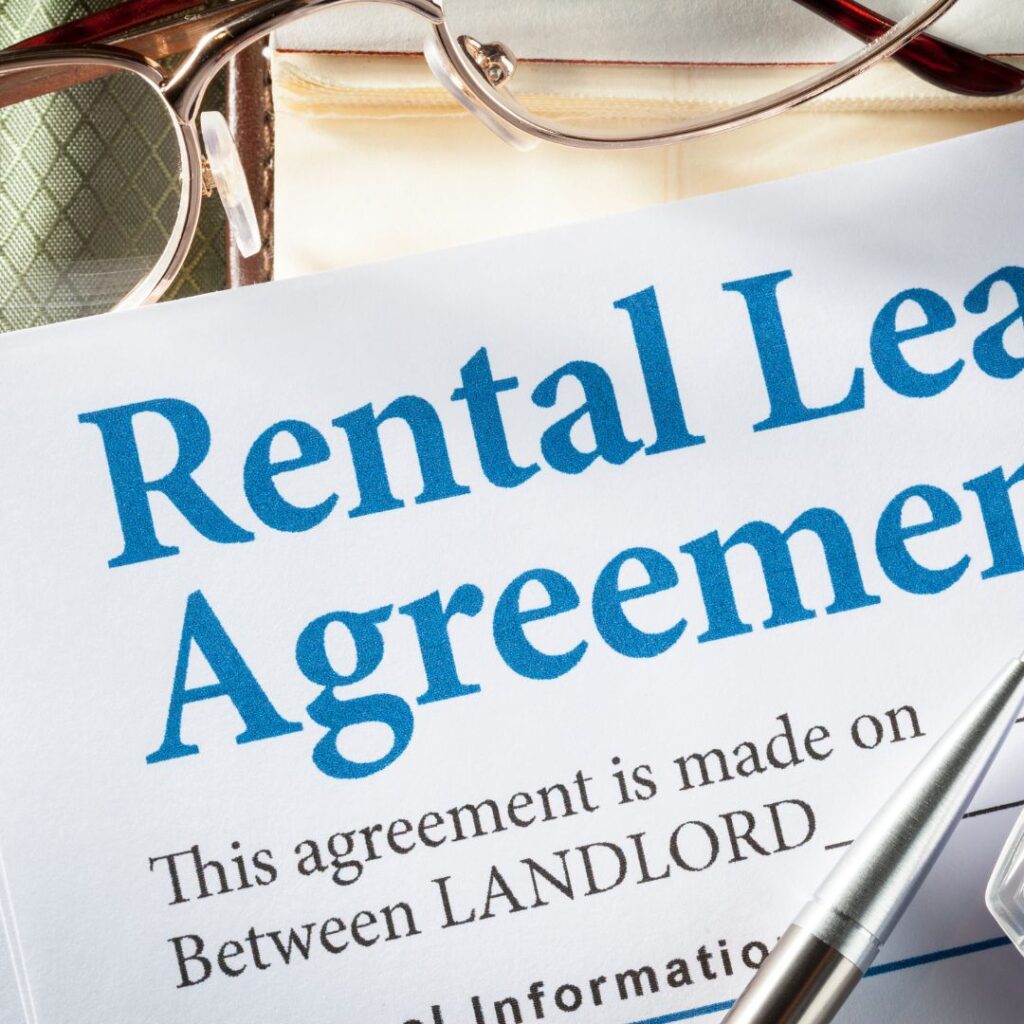 Lease papers.