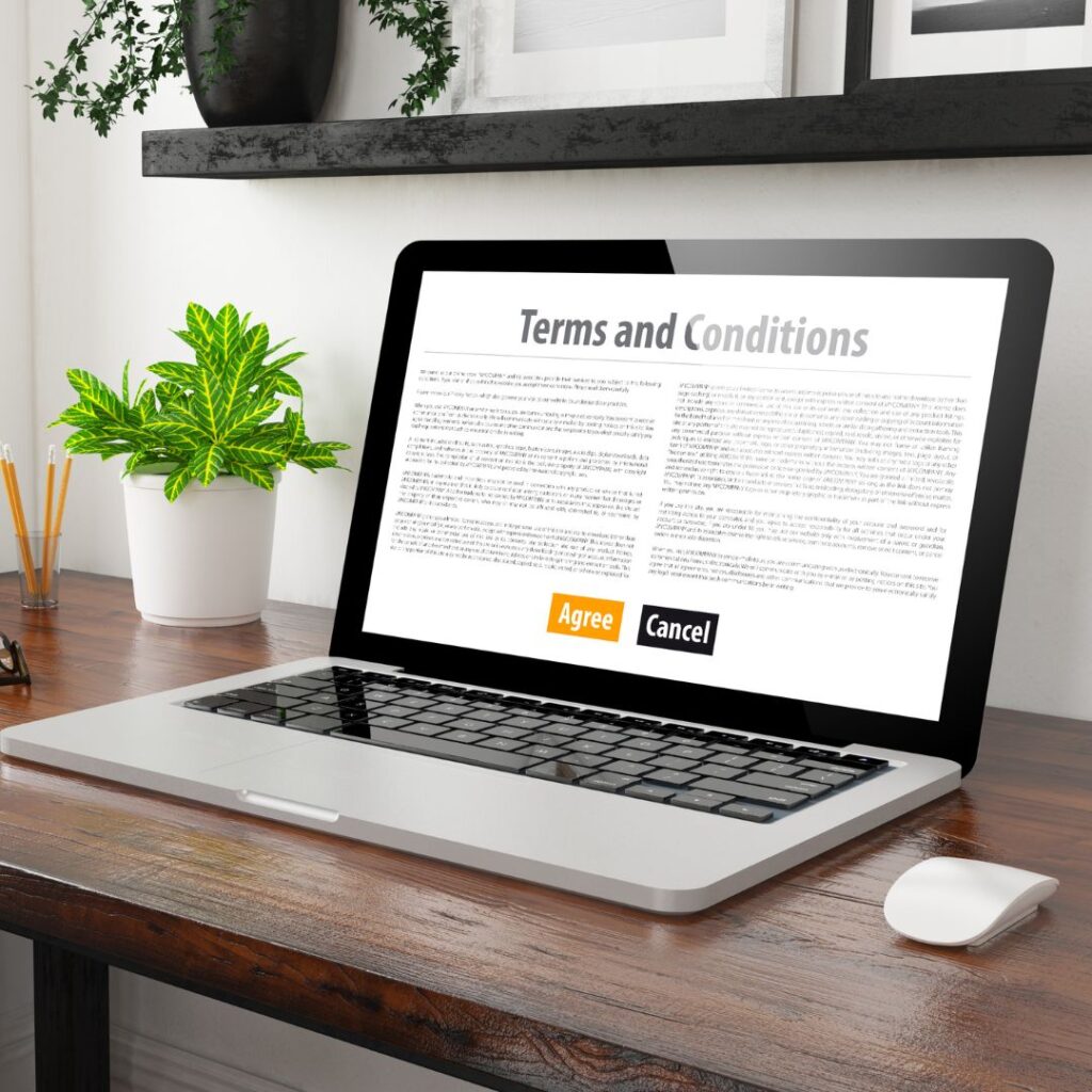Terms and Conditions.