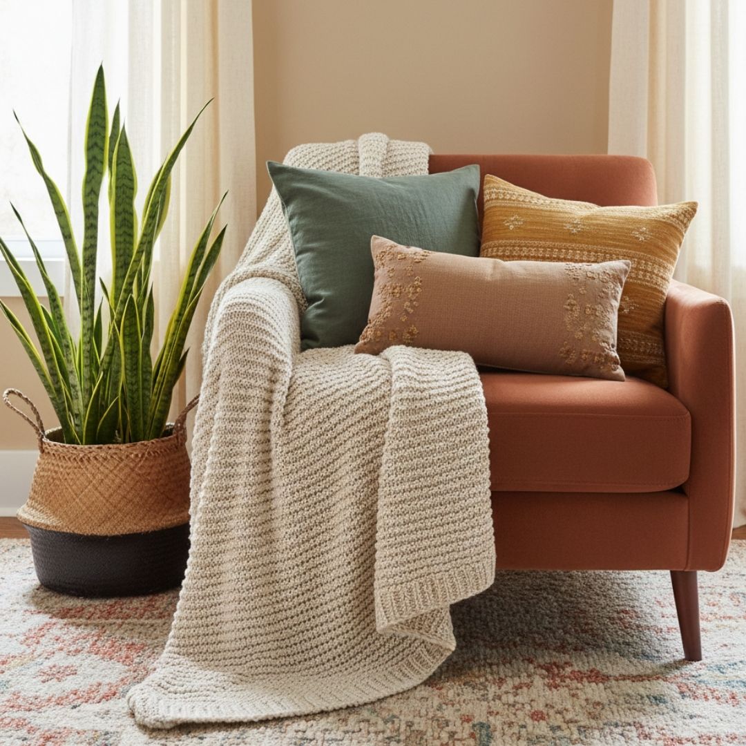 mixing earth tones